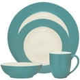 thumbnail image 1 of Noritake Colorwave Turquoise 4-Piece Rim Place Setting, 1 of 6