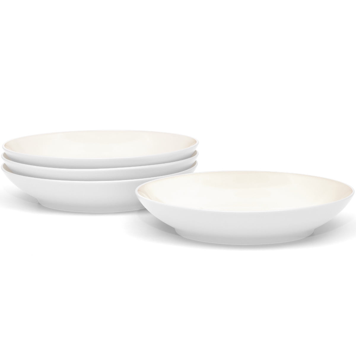 Noritake Colorwave White Set of 4 Coupe Pasta Bowls - Walmart.com