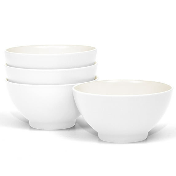 Noritake Colorwave White Set of 4 Rice Bowls