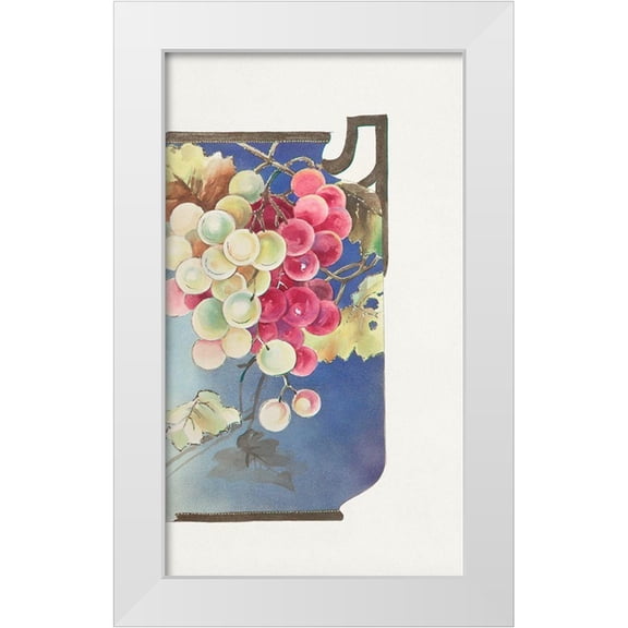 Noritake Designs 10x14 White Modern Wood Framed Museum Art Print Titled - Design for a Noritake Jug I