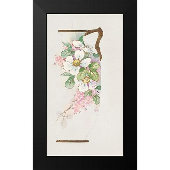 Noritake Designs 12x18 Black Modern Framed Museum Art Print Titled - Design for a Noritake Ewer II