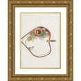 thumbnail image 1 of Noritake Designs 18x24 Gold Ornate Wood Framed with Double Matting Museum Art Print Titled - Design for a Noritake Heart-shaped Box, 1 of 4