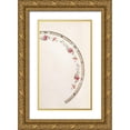 thumbnail image 1 of Noritake Designs 20x32 Gold Ornate Wood Framed with Double Matting Museum Art Print Titled - Design for a Noritake Plate III, 1 of 4