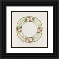 thumbnail image 1 of Noritake Designs 26x26 Black Ornate Wood Framed with Double Matting Museum Art Print Titled - Design for a Noritake Plate II, 1 of 4