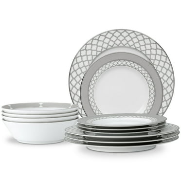 Noritake Eternal Palace 12-Piece Dinnerware Set, Service for 4
