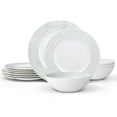 thumbnail image 1 of Noritake Green Hammock 12-Piece Rim Dinnerware Set, Service for 4, 1 of 7