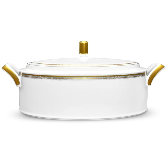 Noritake Haku Covered Vegetable Bowl