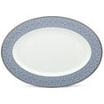 thumbnail image 1 of Noritake Infinity Blue Large Oval Serving Platter, 1 of 4