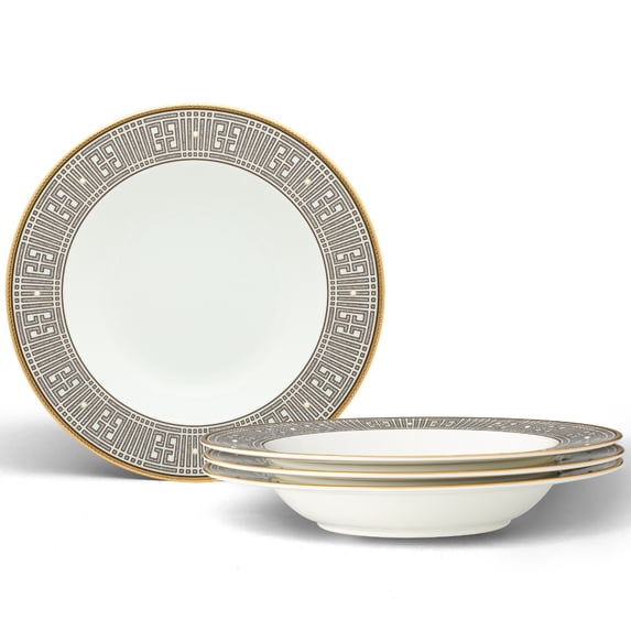 Noritake Infinity Bronze Set of 4 Soup Bowls