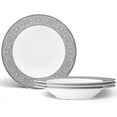 thumbnail image 1 of Noritake Infinity Graphite Set of 4 Soup Bowls, 1 of 7