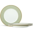 thumbnail image 1 of Noritake Infinity Green Gold Gold Set of 4 Dinner Plates, 1 of 7