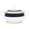 thumbnail image 1 of Noritake Odessa Cobalt Gold Covered Vegetable Bowl, 1 of 4