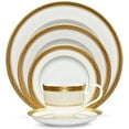 thumbnail image 1 of Noritake Odessa Gold 5-Piece Place Setting, 1 of 6