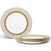 Noritake Odessa Gold Set of 4 Accent/Luncheon Plates