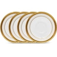 thumbnail image 1 of Noritake Odessa Gold Set of 4 Saucers, 1 of 4