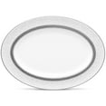 thumbnail image 1 of Noritake Odessa Platinum Medium Oval Platter, 1 of 2