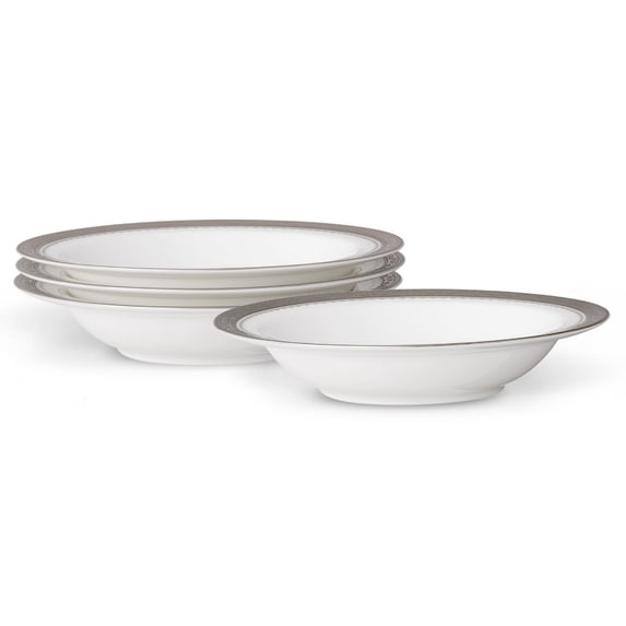 Noritake Odessa Platinum Set of 4 Fruit Bowls