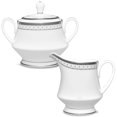 thumbnail image 1 of Noritake Rochester Platinum Sugar and Creamer Set, 1 of 5