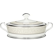 Noritake Silver Palace Covered Vegetable Bowl