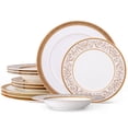 thumbnail image 1 of Noritake Summit Gold 12-Piece Dinnerware Set, Service for 4, 1 of 7