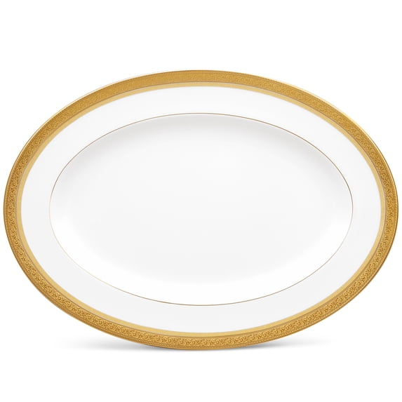 Noritake Summit Gold Medium Oval Platter