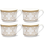 Noritake Trefolio Gold Set of 4 Cups