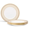 thumbnail image 1 of Noritake Trefolio Gold Set of 4 Salad Plates, 1 of 7
