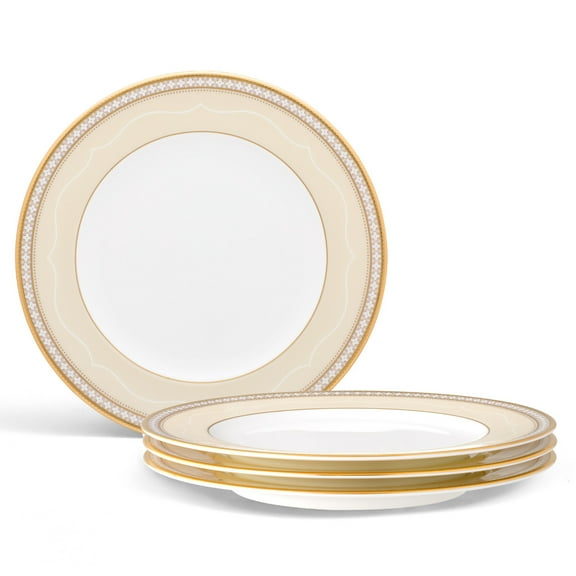 Noritake Trefolio Gold Set of 4 Salad Plates
