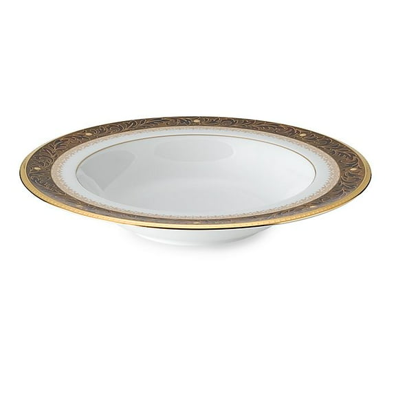 Noritake Xavier Gold Rim Soup Bowl