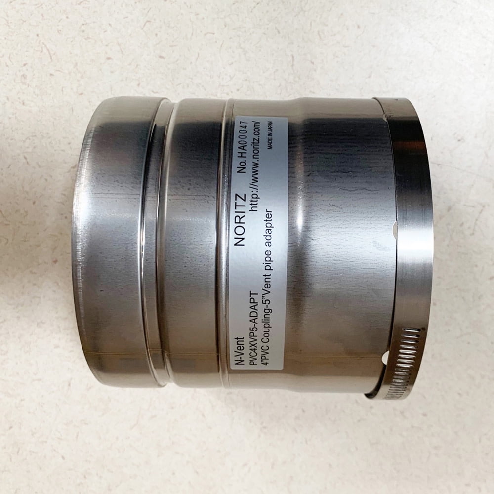Noritz PVC4XVP5-ADAPT 4" Pvc To 5" Stainless Steel Vent Adapter