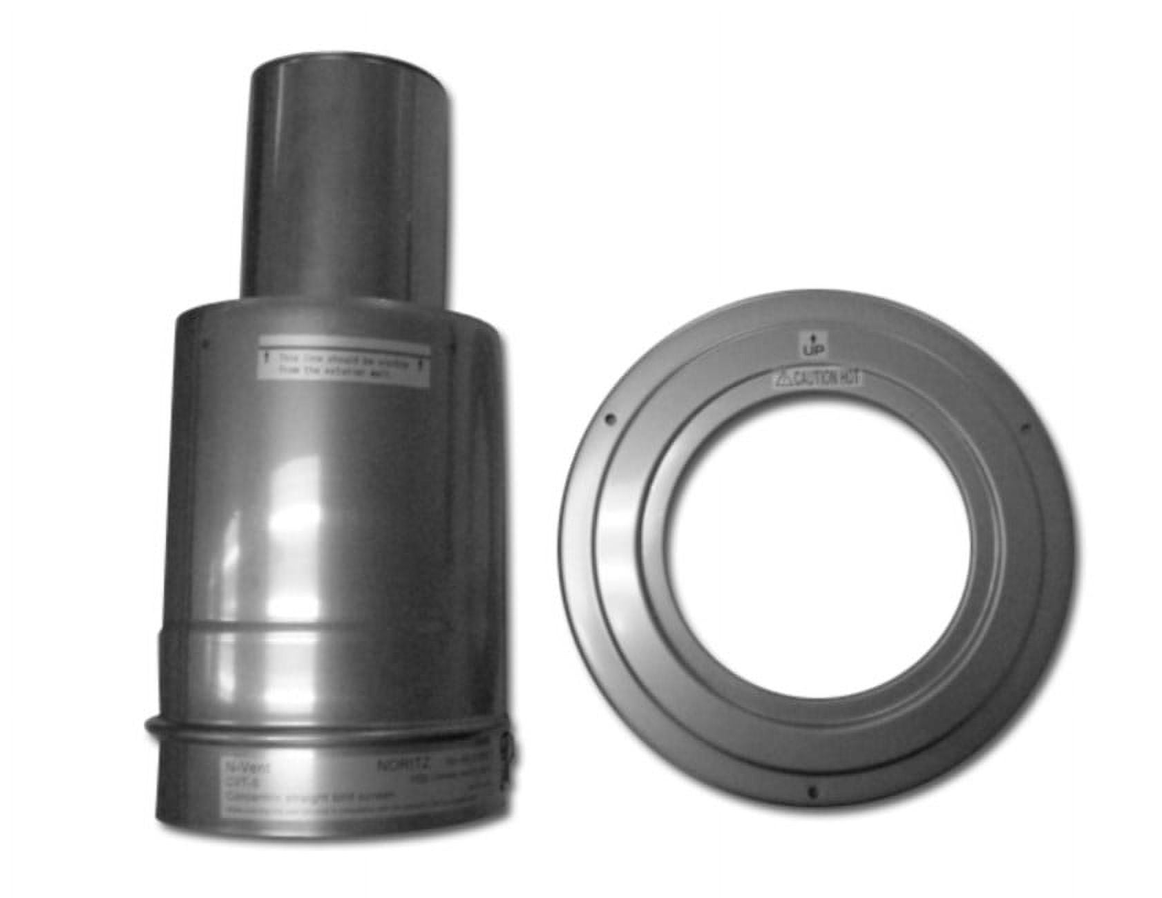 Noritz Tankless Water Heater Concentric Horizontal Termination, Stainless Steel