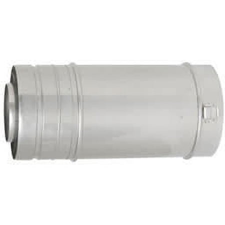 Noritz Tankless Water Heater Concentric Straight Vent Pipe, 12 In., Stainless Steel
