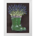 thumbnail image 1 of Norkus, Julie 11x14 White Modern Wood Framed Museum Art Print Titled - Rain, Rain Lavender, 1 of 4