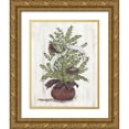 thumbnail image 1 of Norkus, Julie 19x24 Gold Ornate Wood Framed with Double Matting Museum Art Print Titled - Burlap Tree with Birdie And Nest, 1 of 4