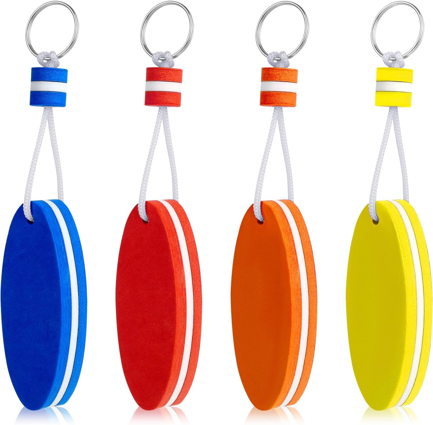 Norlix Floating Keychain for Boat Keys, 4 Pack Waterproof Key Rings ...