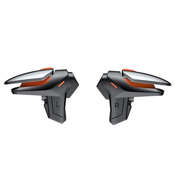 Norlix Mobile Gaming Triggers for FPS Games 1 Pair Sensitive Clip On Physical Buttons with Silicone Pads