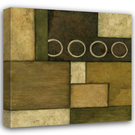 Norm Olson 15x15 Gallery Wrapped Canvas Wall Art Titled - Linear Sphere I