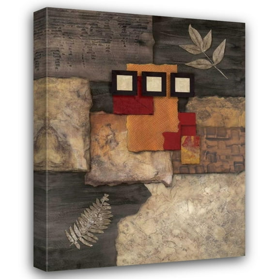 Norm Olson 19x24 Gallery Wrapped Canvas Wall Art Titled - Designer Foliage I