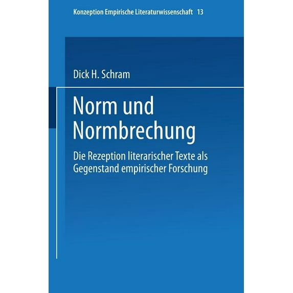 Norm Und Normbrechung, (Paperback)