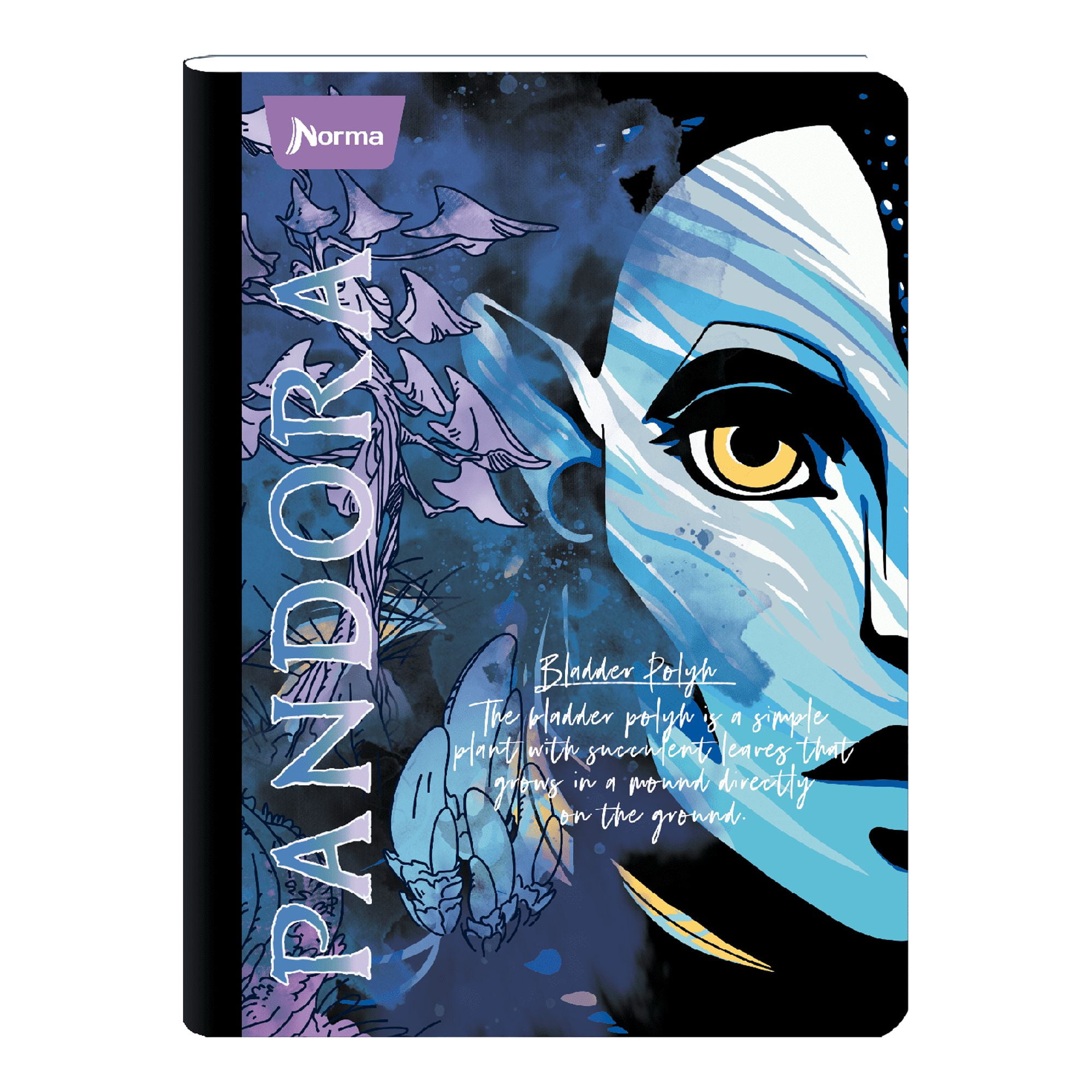 Norma Avatar Mid Wide Rule Composition Notebook 7" x 9.8" Multicolor 100 Sheets