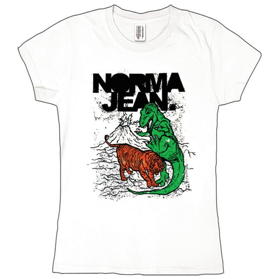 Norma Jean Women's Juniors T-Rex Short Sleeve T Shirt
