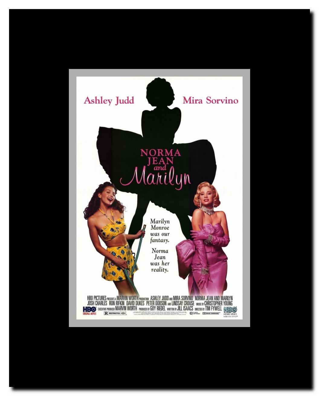Norma Jean and Marilyn Framed Movie Poster