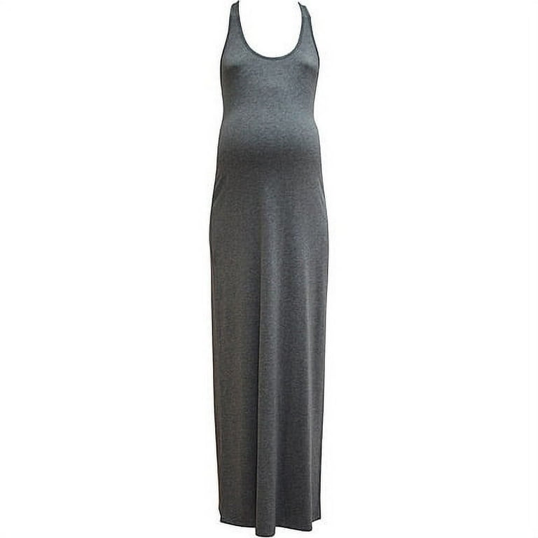 Norma Kamali - Maternity Jersey Racerback Maxi Dress - Walmart.com