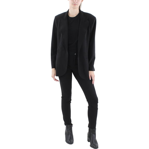 Norma Kamali Womens Suit Separate Office Open-Front Blazer