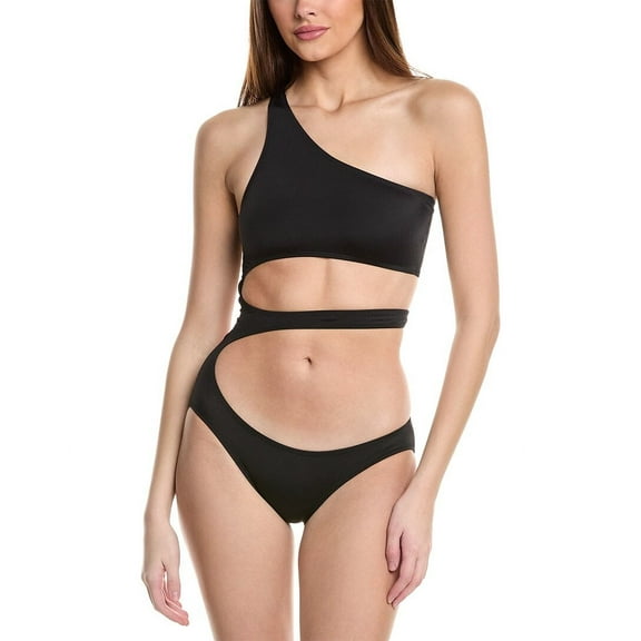 Norma Kamali womens  E One-Piece, XL, Black