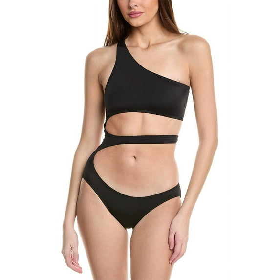 Norma Kamali womens E One-Piece, xs, Black