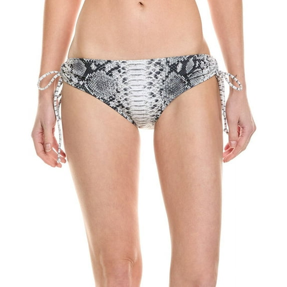 Norma Kamali womens Jason Bikini Bottom, XL, Black