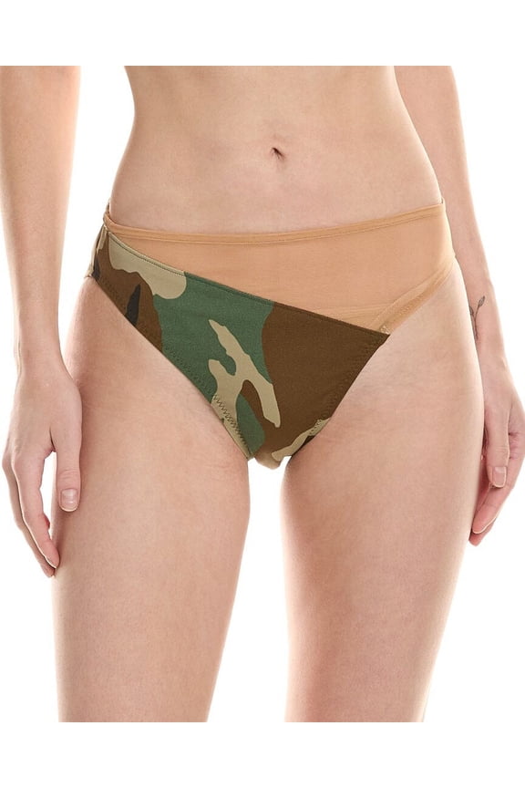 womens Snake Mesh Bottom, XS, Green