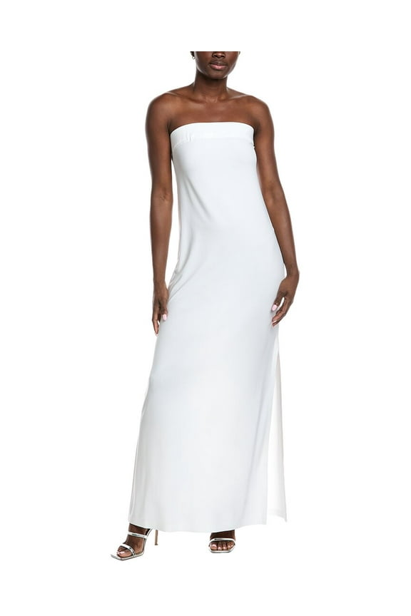 womens Tube Top Gown, XXS, White