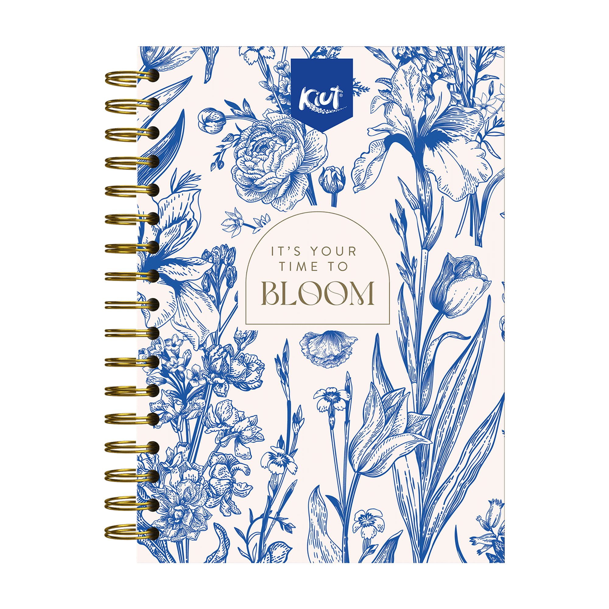 Norma Kiut Mid Wide Rule Spiral Notebook 6.6" x 9" Multicolor 180 Sheets